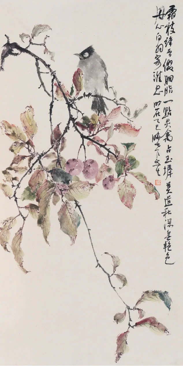 紅葉李寫生