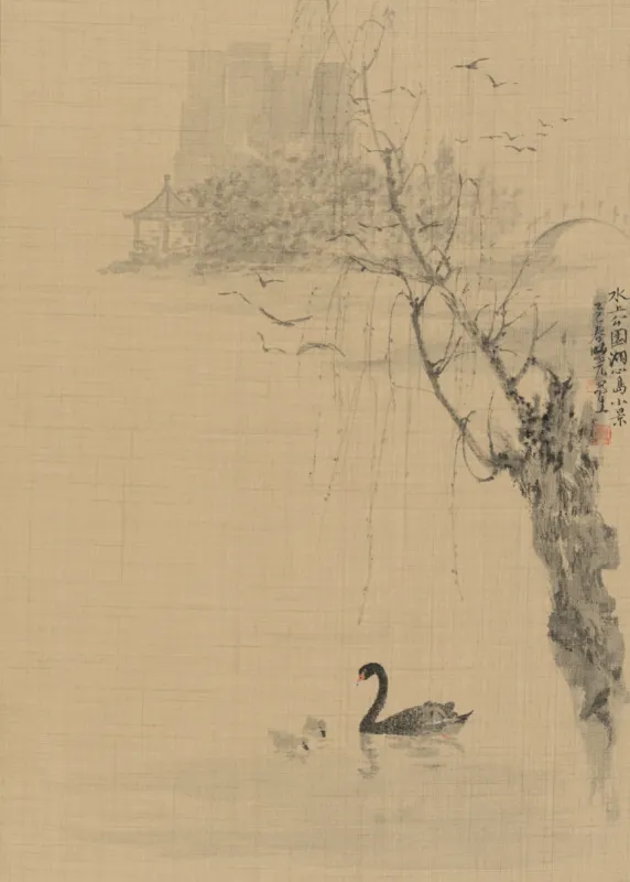 水上公園寫生