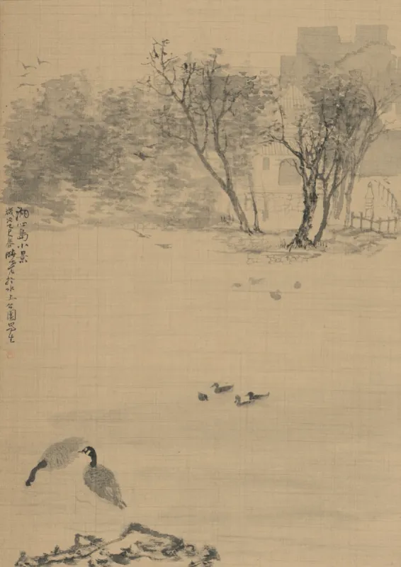 水上公園寫生