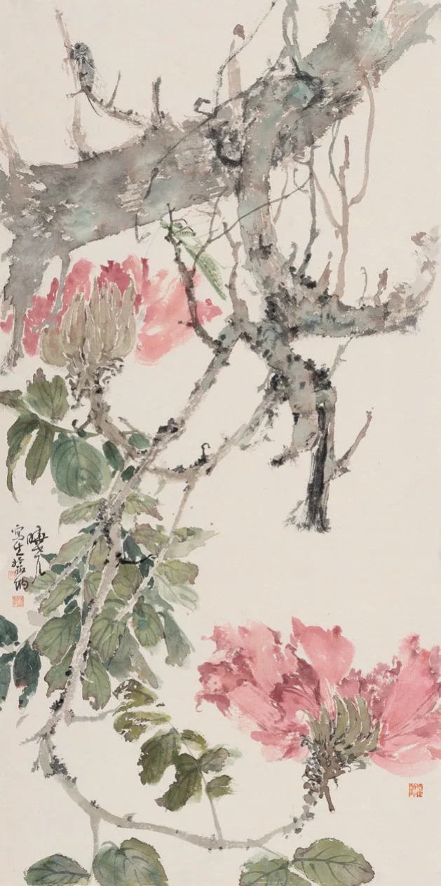 寫生火焰花