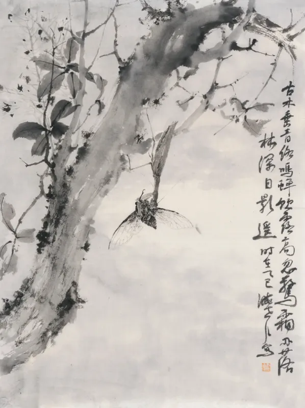 螳螂捕蟬