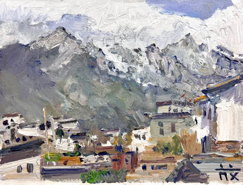 玉龍雪山下的白沙古鎮