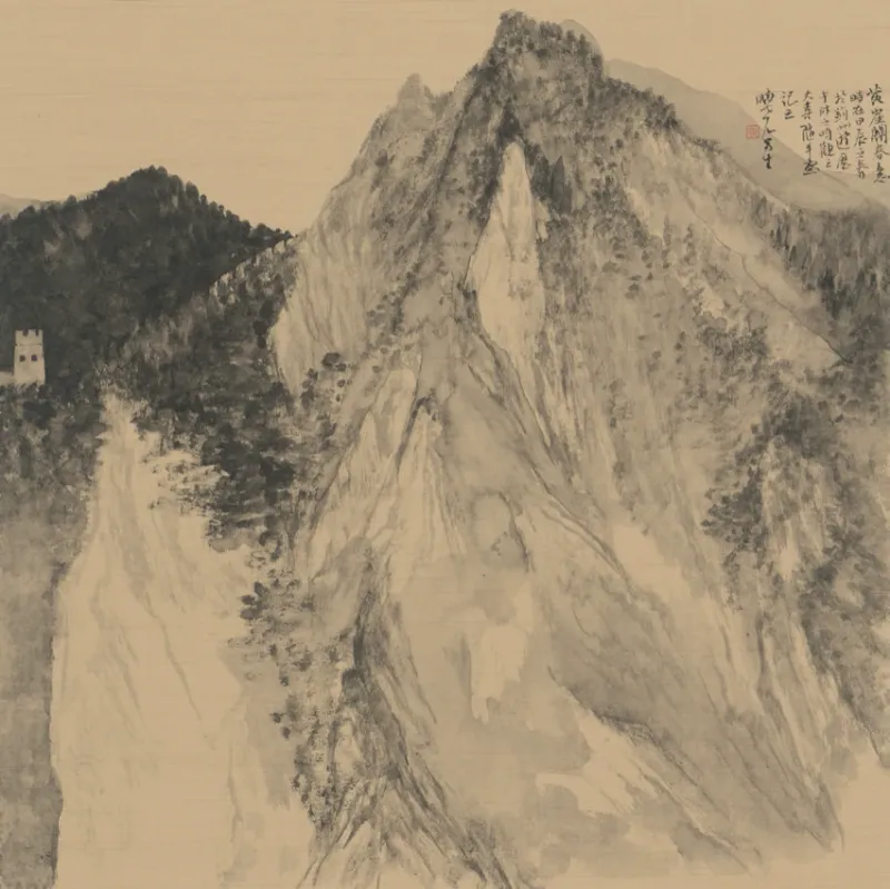 黃崖關寫生