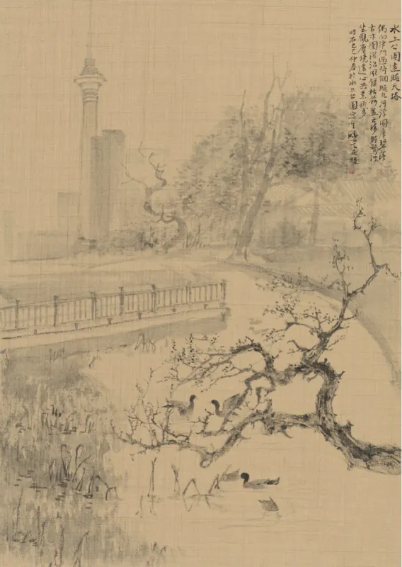 水上公園寫生